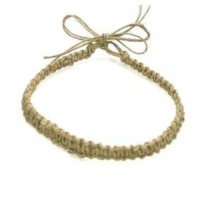Hemp Anklet Tie On Adjustable Handmade Macrame String Cord Beach Hemp Jewelry